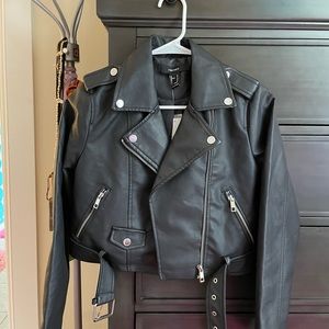 Forever 21 Faux Leather Moto Jacket